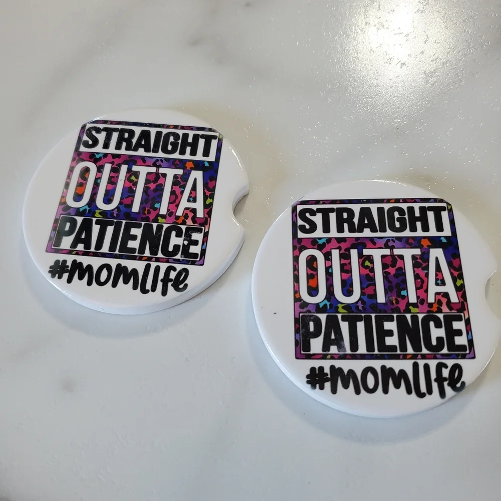 Set Of 2 Ceramic Car Coasters #MOMLIFE